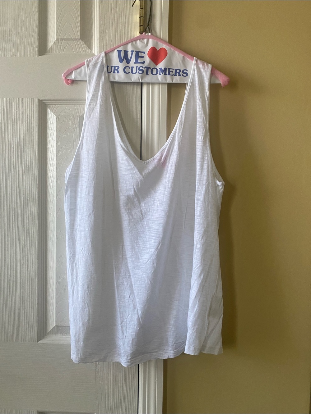 Lilly Pulitzer White V-Neck Tank